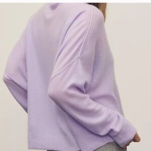 100% Orange Cashmere Anthropology sweater